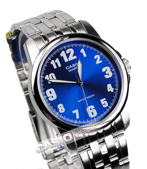 Đồng hồ Casio MTP-1216A-2BDF Mặt xanh tinh tế